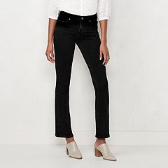 Women's Simply Vera Vera Wang Mid Rise Shaping Frayed-Edge Crop