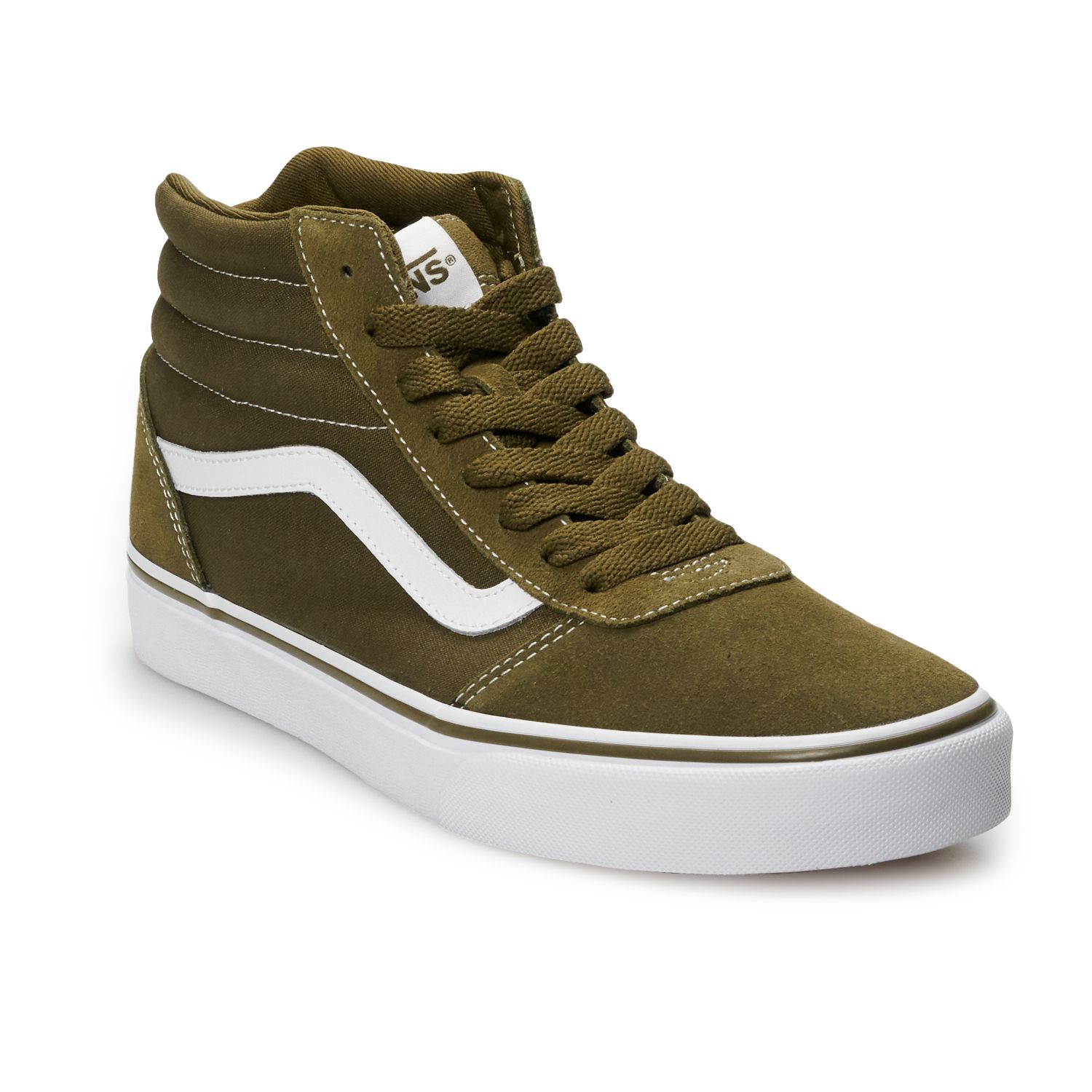 vans ward hi men's suede skate shoes