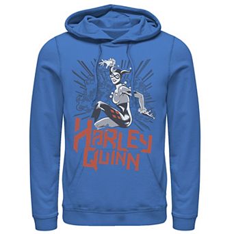 Men's DC Comics Harley Quinn Action Pose Hoodie