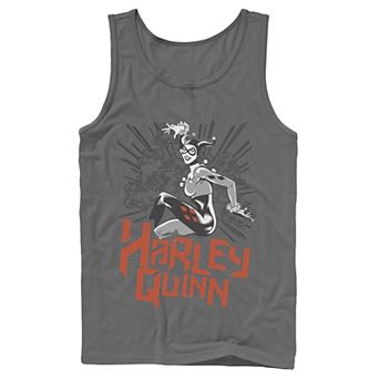 Men's DC Comics Harley Quinn Action Pose Tank Top