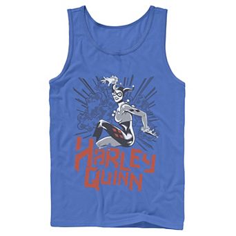 Men's DC Comics Harley Quinn Action Pose Tank Top