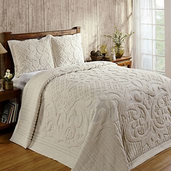 Better Trends Ashton Chenille Bedspread or Sham