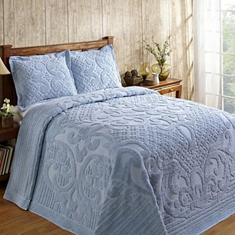Better Trends Ashton Chenille Bedspread or Sham