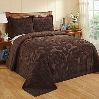 Better Trends Ashton Chenille Bedspread or Sham