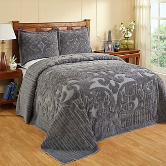 Better Trends Ashton Chenille Bedspread or Sham