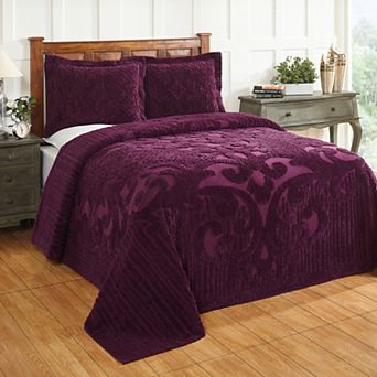 Better Trends Ashton Chenille Bedspread or Sham