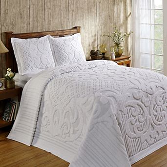 Better Trends Ashton Chenille Bedspread or Sham