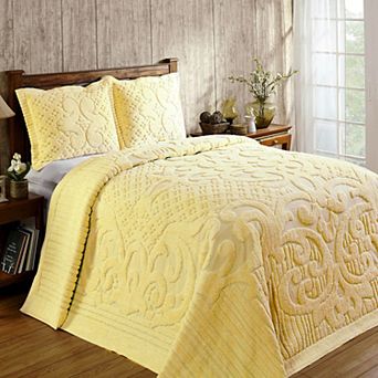 Better Trends Ashton Chenille Bedspread or Sham