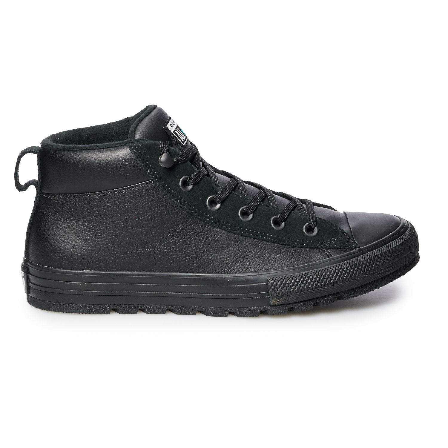 kohls black converse high tops