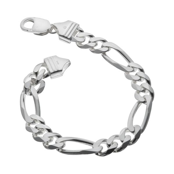 PRIMROSE Sterling Silver Figaro Bracelet