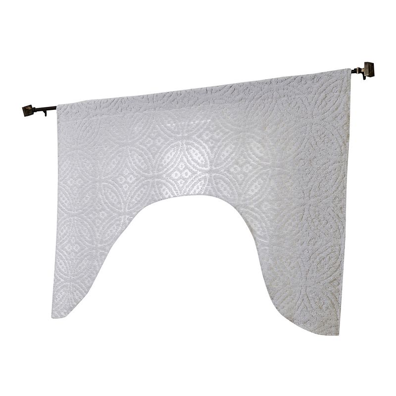 Better Trends Double Wedding Ring Window Valance, White