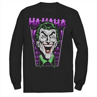 Men's DC Comics The Joker HAHAHA Big Face Tee