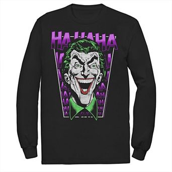 Men's DC Comics The Joker HAHAHA Big Face Tee