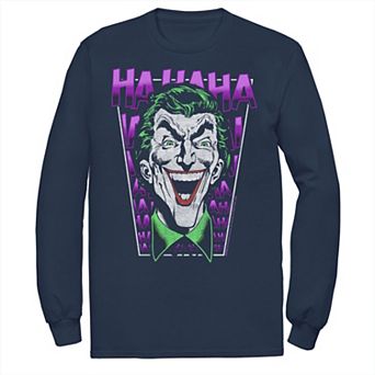 Men's DC Comics The Joker HAHAHA Big Face Tee