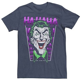 Men's DC Comics The Joker HAHAHA Big Face Tee