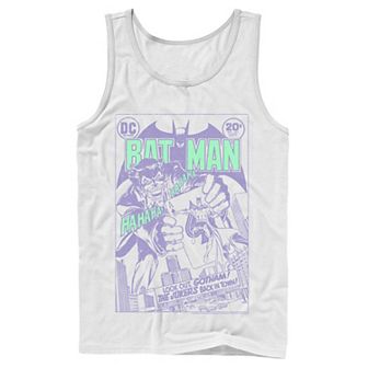 Men's DC Comics Batman Joker Cover Tank Top