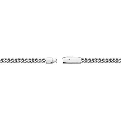 Men's LYNX Stainless Steel 4 mm Foxtail Chain Necklace