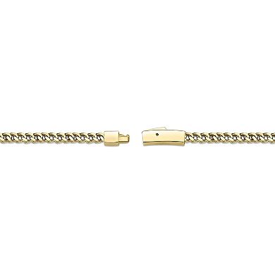 Men's LYNX Stainless Steel 4 mm Foxtail Chain Necklace