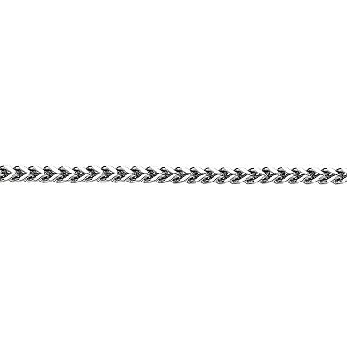Men's LYNX Stainless Steel 4 mm Foxtail Chain Necklace