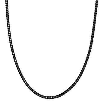 Men's LYNX Stainless Steel 4 mm Foxtail Chain Necklace