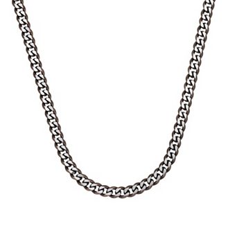 Men's LYNX Stainless Steel Curb Chain Necklace