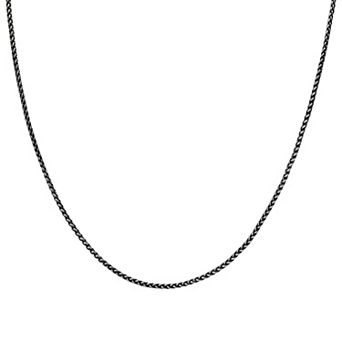 Men's LYNX Stainless Steel Wheat Chain Necklace