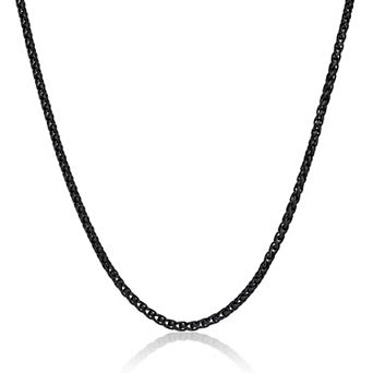 Men's LYNX Stainless Steel Wheat Chain Necklace