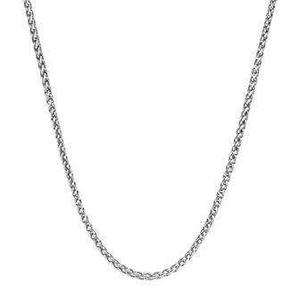 Men's LYNX Stainless Steel Wheat Chain Necklace