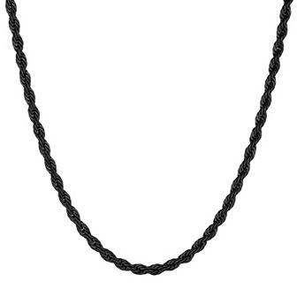 Men's LYNX Stainless Steel Rope Chain Necklace