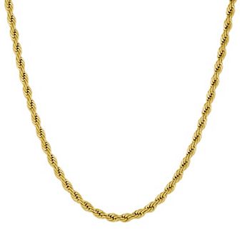 Men's LYNX Stainless Steel Rope Chain Necklace