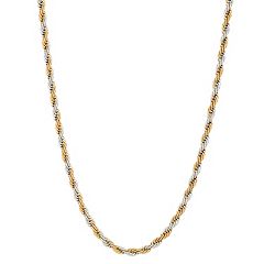 Kohl'sMen's LYNX Stainless Steel Rope Chain Necklace