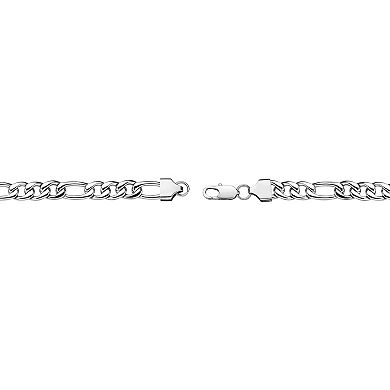 Men's LYNX Stainless Steel Figaro Chain Necklace