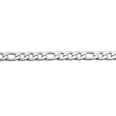 Men's LYNX Stainless Steel Figaro Chain Necklace