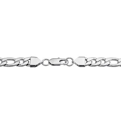 Men's LYNX Stainless Steel Figaro Chain Necklace