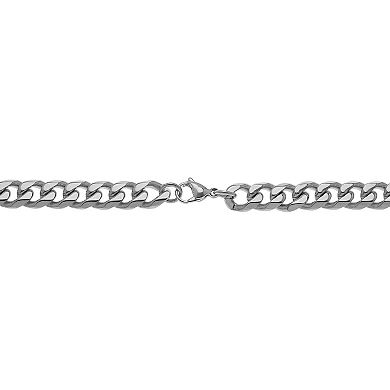 Men's LYNX Stainless Steel Curb Chain Necklace