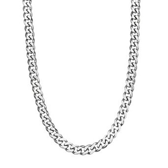 Men's LYNX Stainless Steel Curb Chain Necklace
