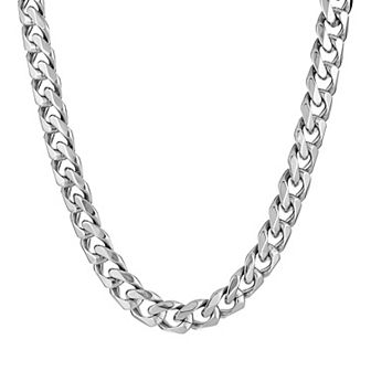 Men's LYNX Stainless Steel Curb Chain Necklace