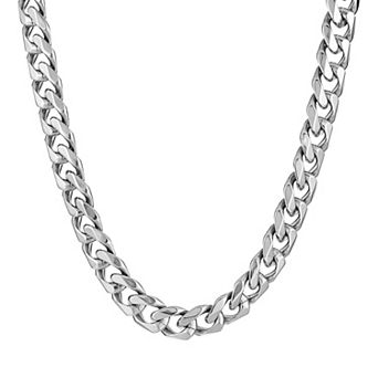 Men's LYNX Stainless Steel Curb Chain Necklace