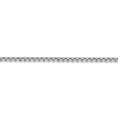 LYNX Stainless Steel Round Box Chain Necklace