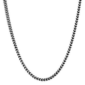 Men's LYNX Stainless Steel Foxtail Chain Necklace