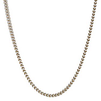Men's LYNX Stainless Steel Foxtail Chain Necklace