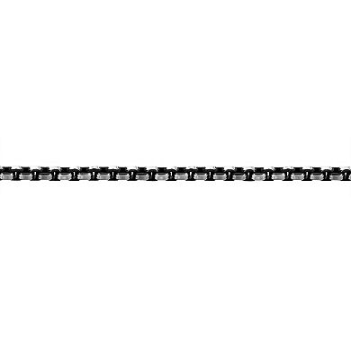 Men's LYNX Stainless Steel Box Chain Necklace