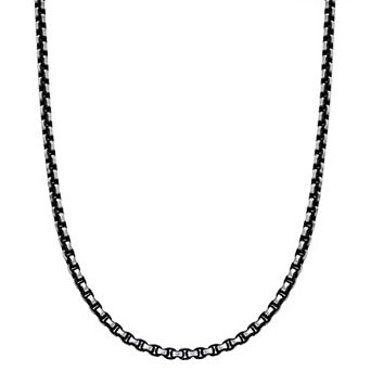 Men's LYNX Stainless Steel Box Chain Necklace