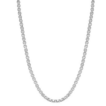 Men's LYNX Stainless Steel Box Chain Necklace