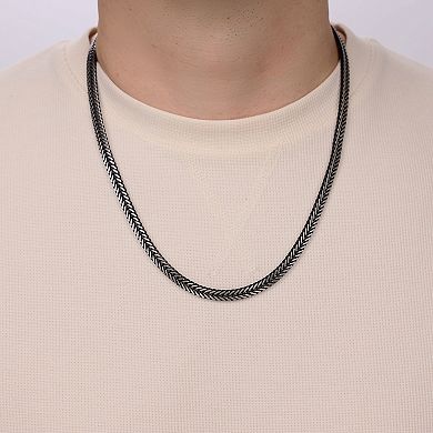 Men's LYNX Stainless Steel Snake Chain Necklace