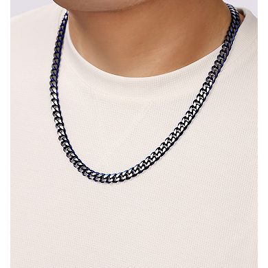 Men's LYNX Stainless Steel Curb Chain Necklace