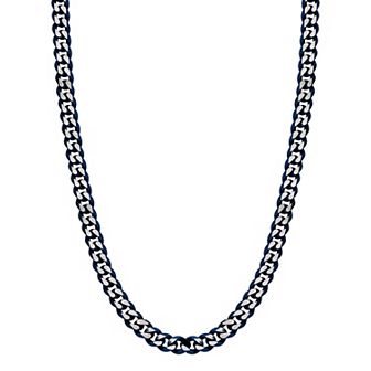 Men's LYNX Stainless Steel Curb Chain Necklace