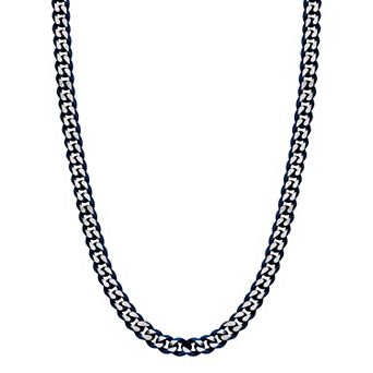 Men's LYNX Stainless Steel Curb Chain Necklace