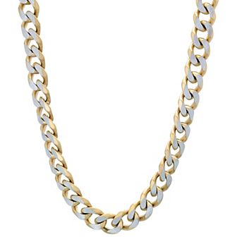 Men's LYNX Stainless Steel Curb Chain Necklace