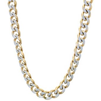 Men's LYNX Stainless Steel Curb Chain Necklace